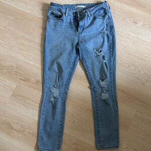 Levi’s Distressed Women's Blue Skinny Jeans
